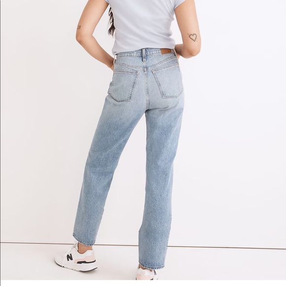 The Perfect Vintage Straight Jean in Seyland Wash - Picture 4 of 5